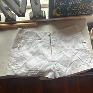 burberry off white shorts